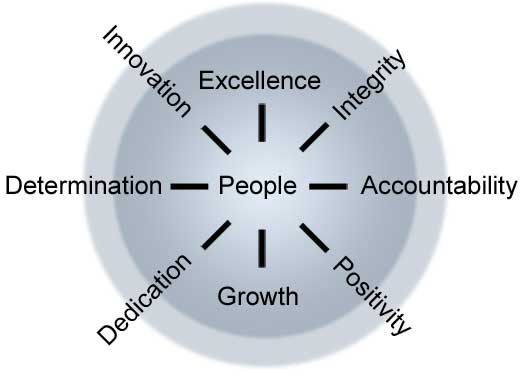 values graphic